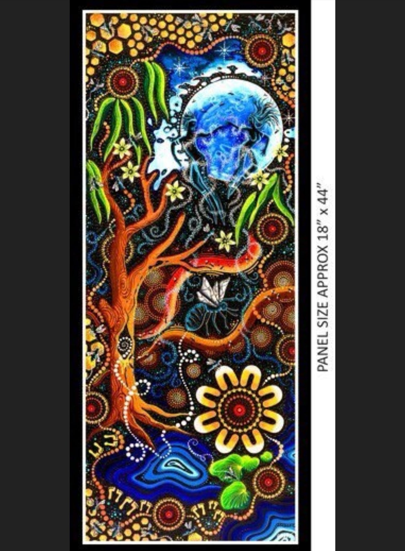 Spirit of the Bush Mother Bee Panel 0167D by Chern’ee Sutton for Kennard and Kennard