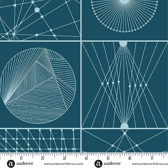 40 Sample in Morisette by Giucy Giuce for Andover - Sold by the Half Yard