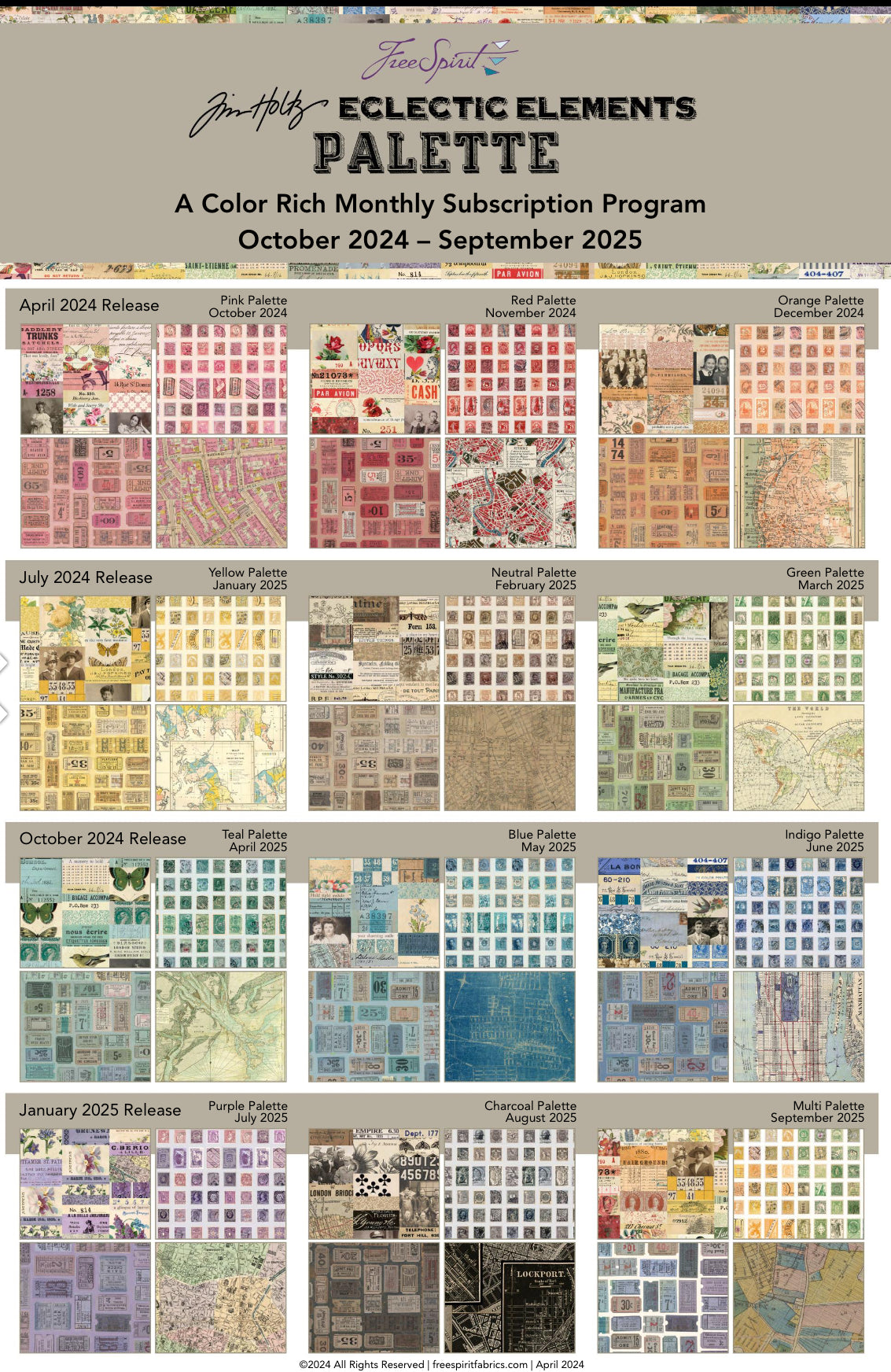 Exclusive Tim Holtz Eclectic Elements Palette Program Reservation - Now with Rolling Enrollment