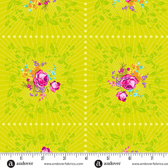 40 Wreath in Lisa F by Giucy Giuce for Andover - Sold by the Half Yard