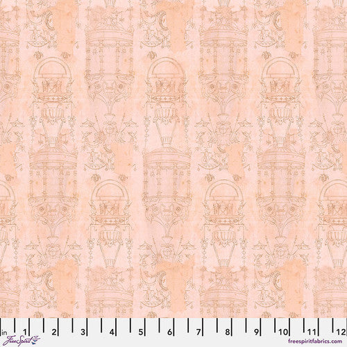 Palette Pink Toile by Tim Holtz for Freespirit - Sold by the Half Yard