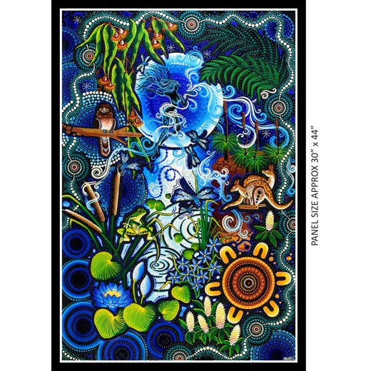 Spirit of the Bush Woman of the Bush Panel 0167E by Chern’ee Sutton for Kennard and Kennard