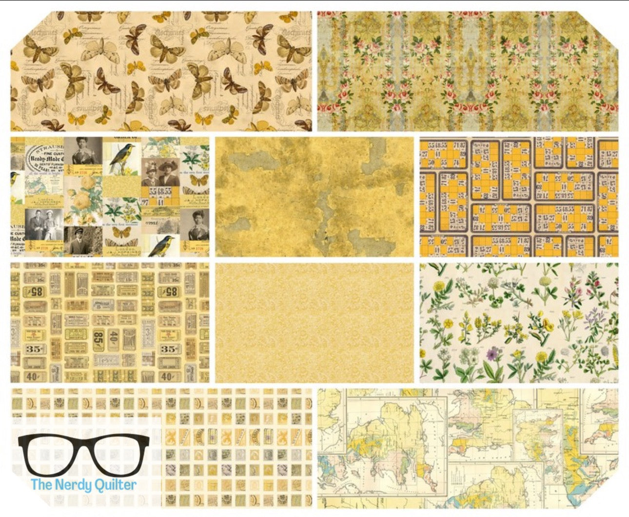 Palette Yellow Bundle by Tim Holtz for Freespirit