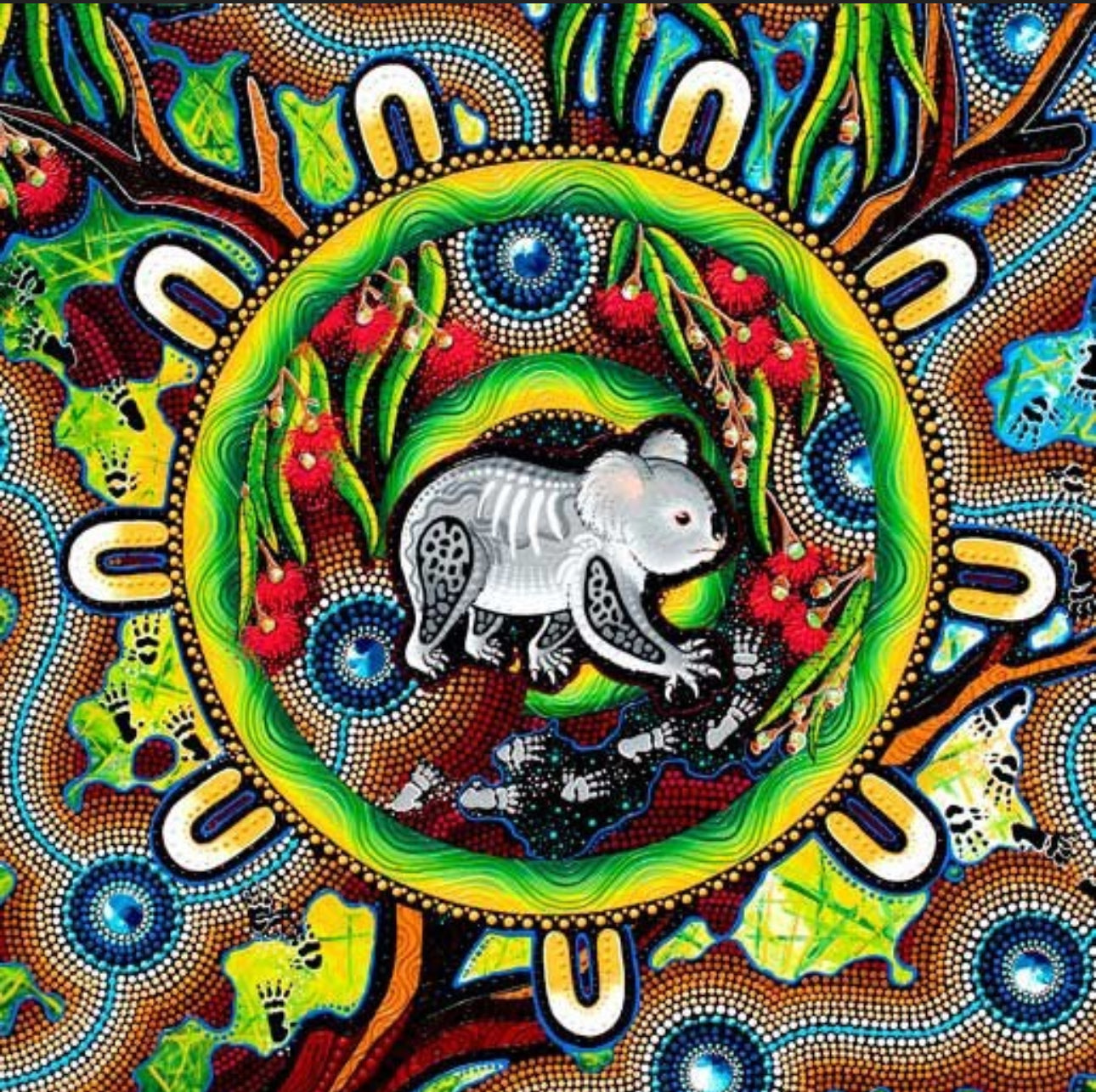 Spirit of the Bush 0167L by Chern’ee Sutton for Kennard and Kennard - Sold by the Half Yard