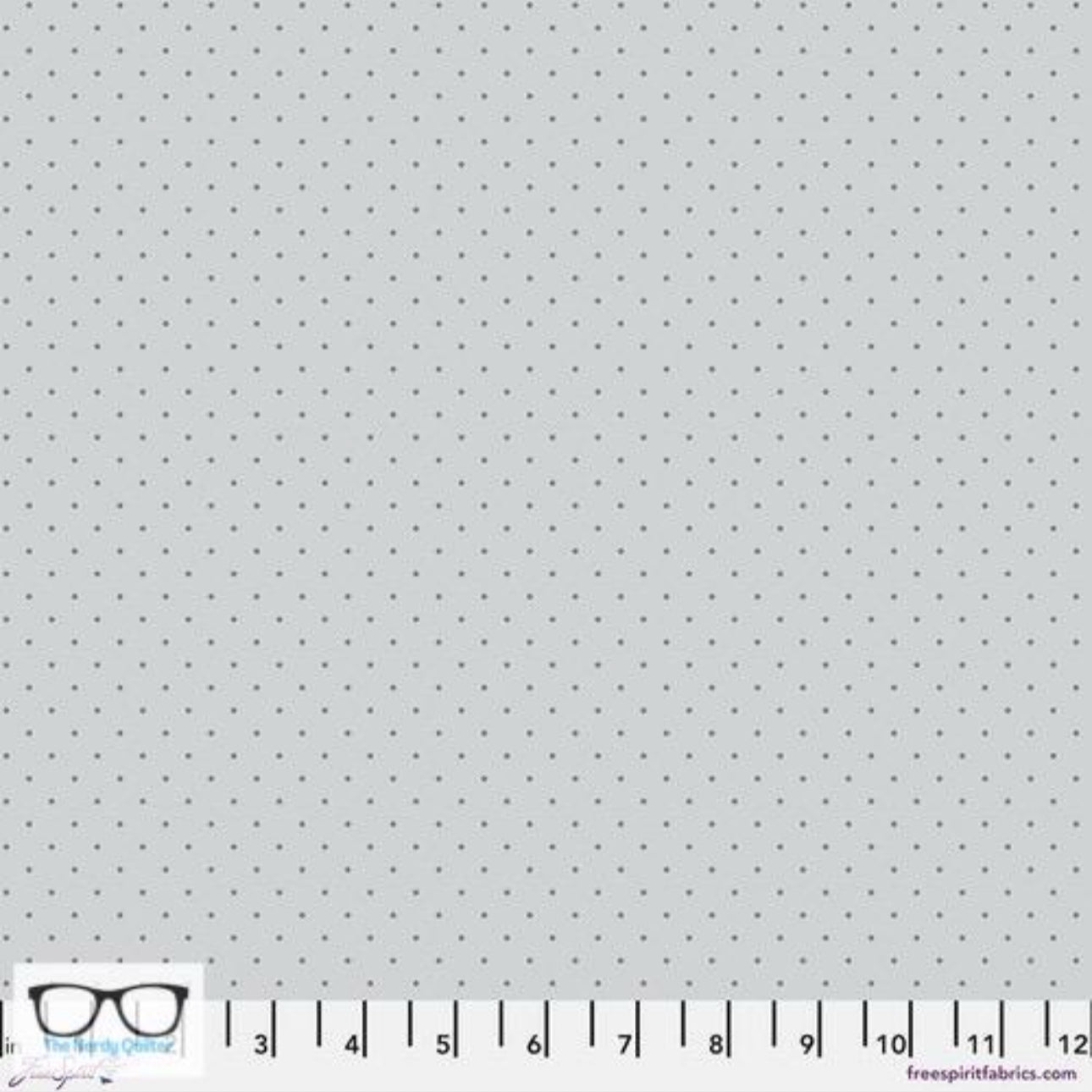 Preorder: Graywork True Colors Tiny Dots in Fog by Tula Pink for Freespirit - Sold by The Half Yard PWTP185.Fog