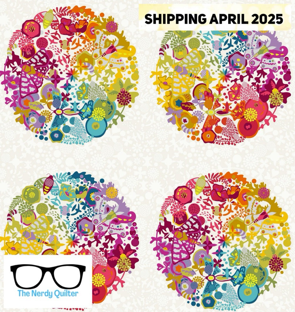 Color Wheel Art Theory in Day by Alison Glass for Andover - Sold by the Half Yard