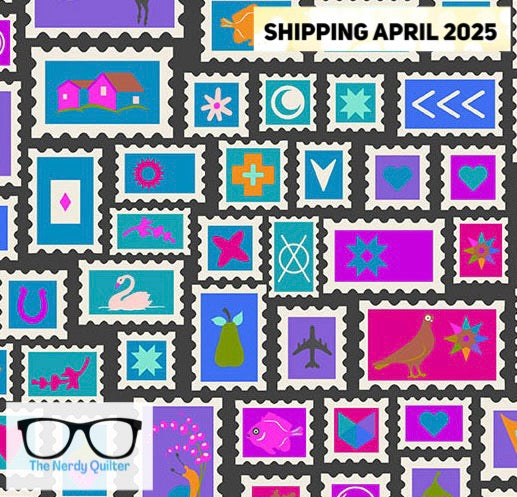 Color Wheel Collector in Night by Alison Glass for Andover - Sold by the Half Yard