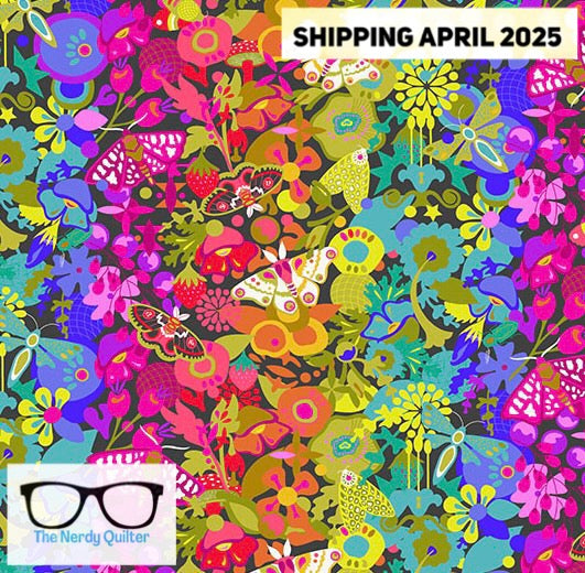 108 Art Theory Wide in Night by Alison Glass for Andover - Sold by the Half Yard