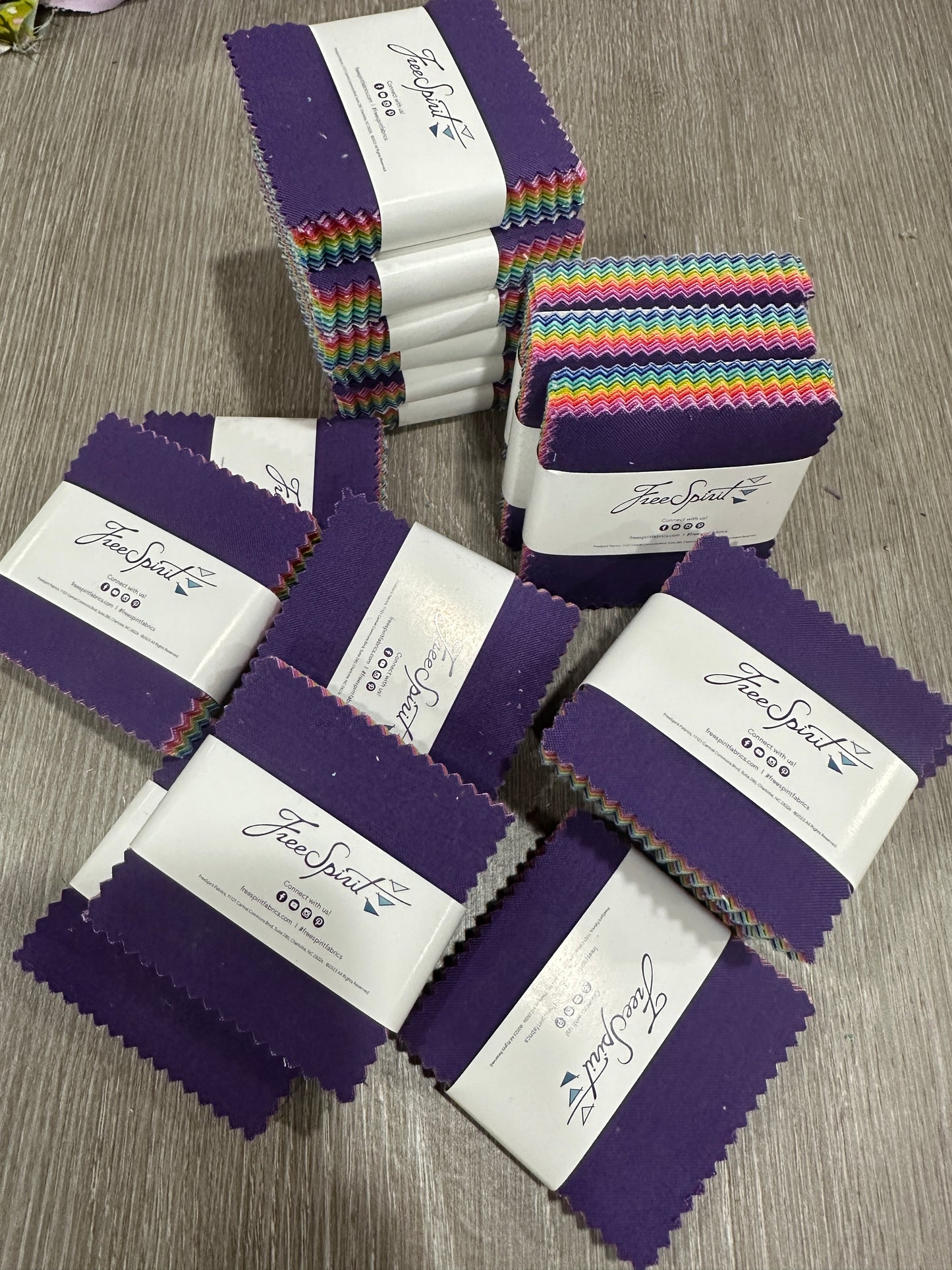 Tula Pink Solids 2.5” Mini Charm Packs