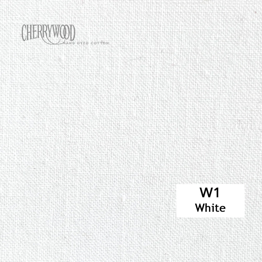 White W1 by Cherrywood Fabrics - Sold by the Yard