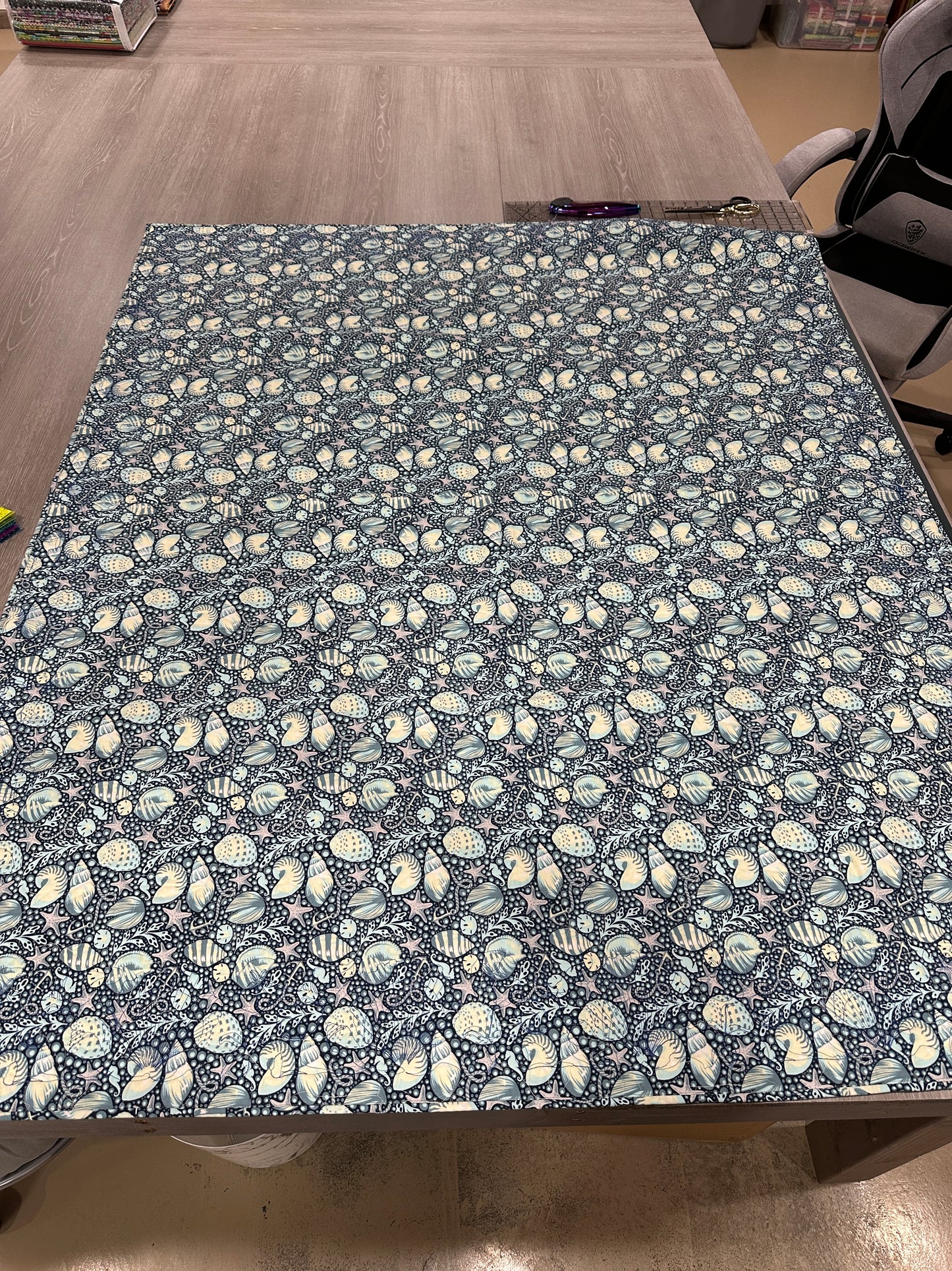 Tula Pink Saltwater completed Quilt