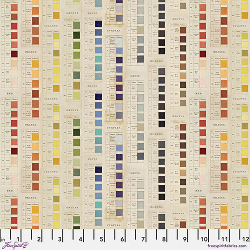 Preorder: Palette Multi Palettes in Multi by Tim Holtz for Freespirit - Sold by the Half Yard