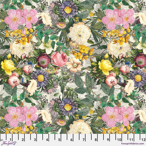 Preorder: Palette Multi Floristry in Multi by Tim Holtz for Freespirit - Sold by the Half Yard