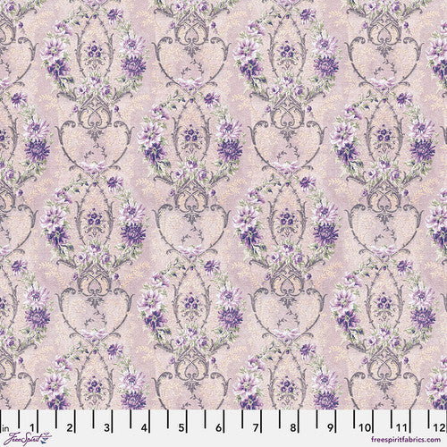 Palette Purple Wallpaper in Purple by Tim Holtz for Freespirit - Sold by the Half Yard