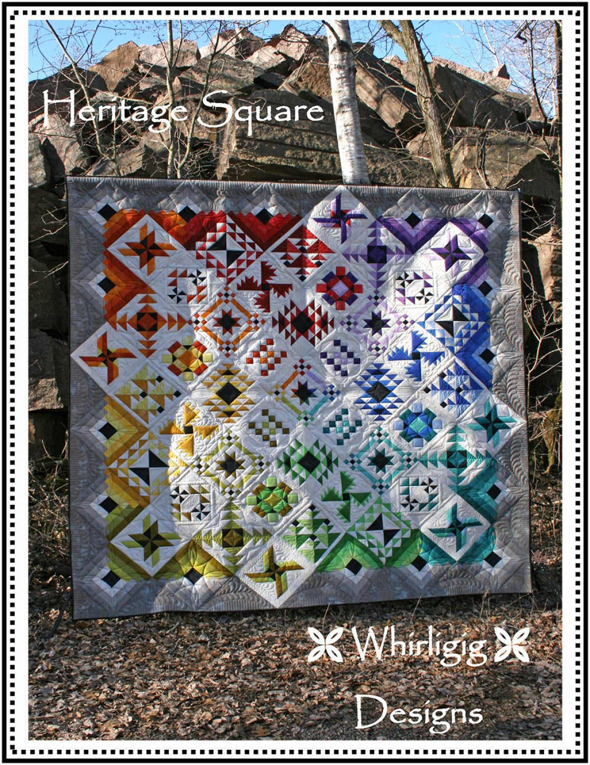 Heritage Square Quilt Kit featuring Libs Elliott Glaze - Shipping September 2025