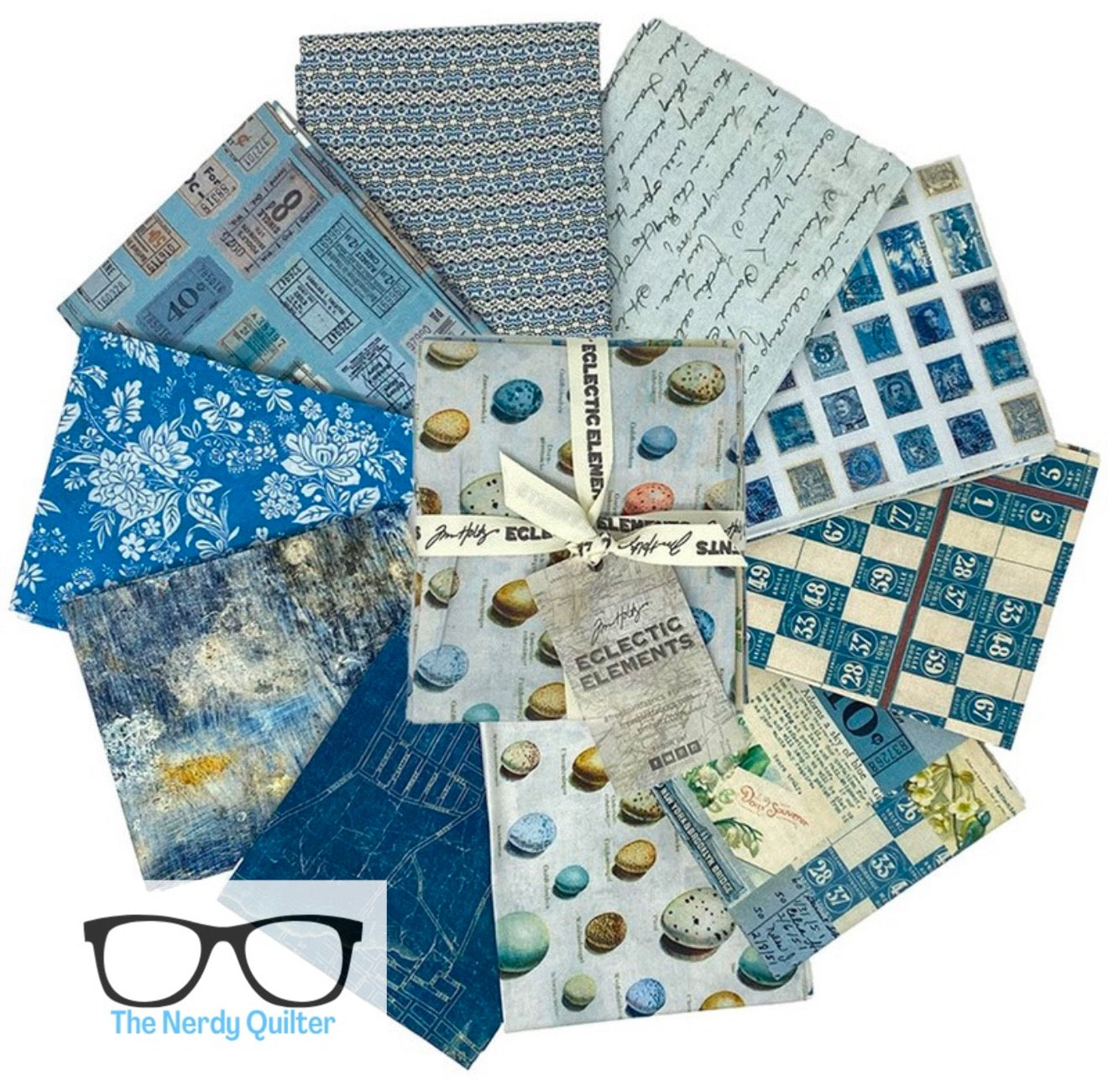 Palette Blue Bundle by Tim Holtz for Freespirit