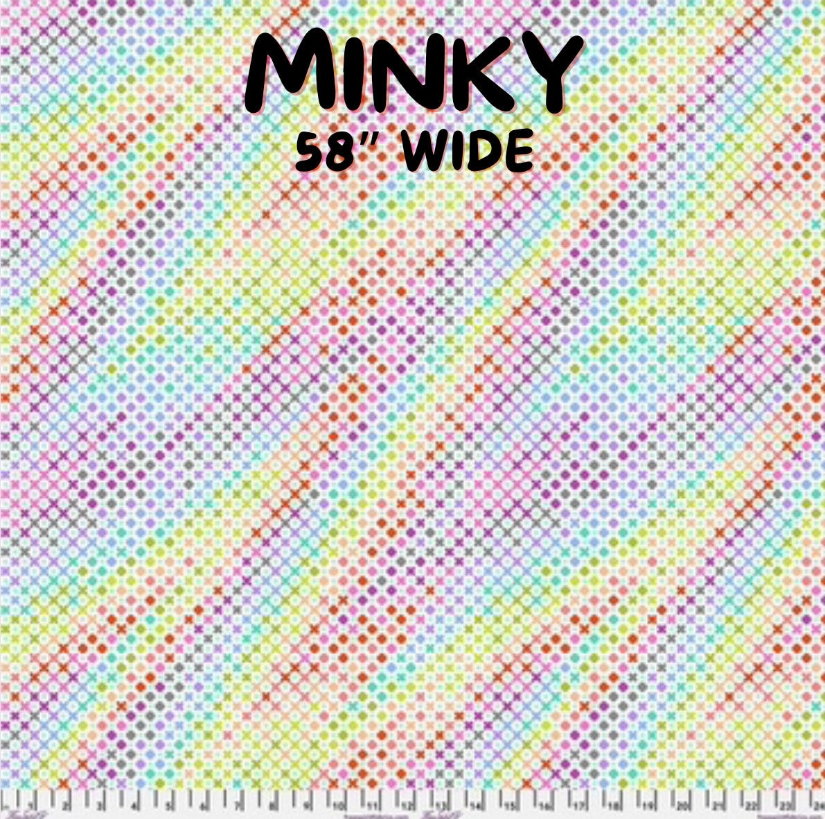Minky Northern Lights in Mint by Tula Pink for Freespirit Untamed MKTP007.Mint - Sold by the Half Yard