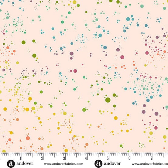 Fizz in Sherbet by Giucy Giuce for Andover - Sold by the Half Yard A-1344-EX