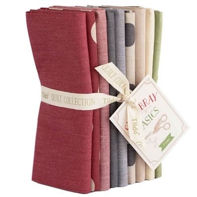 Tilda Seasonal Chambray Winter Hues Fat Quarter Bundle