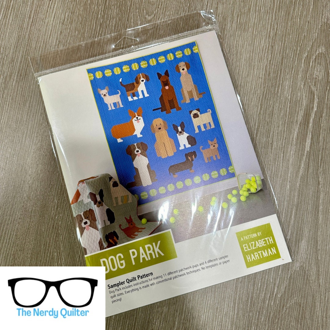 Dog Park Factory Quilt Kit Pattern by Elizabeth Hartman
