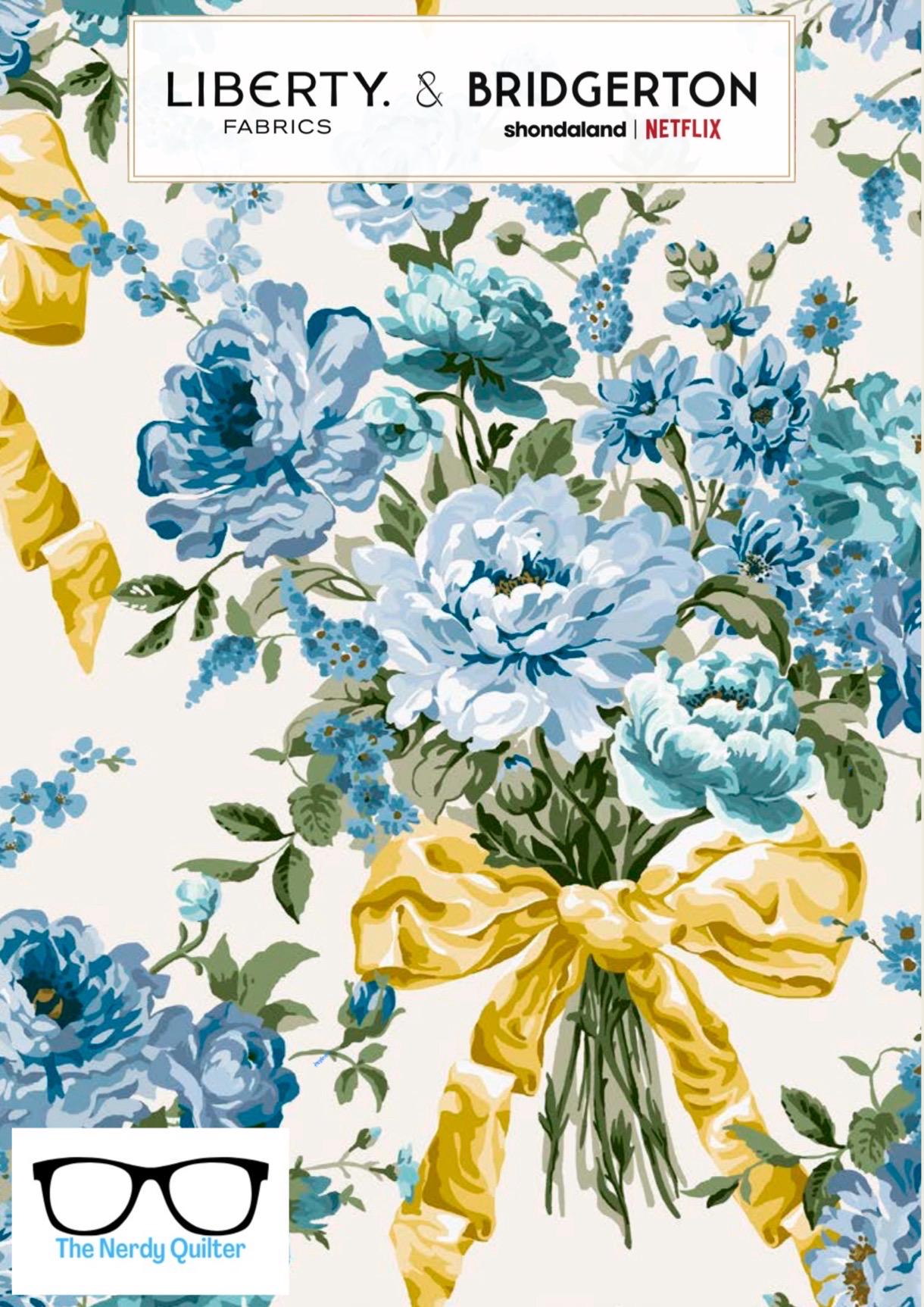 Liberty Fabrics X Bridgerton Bow Boquet B Tana Lawn by Liberty of London