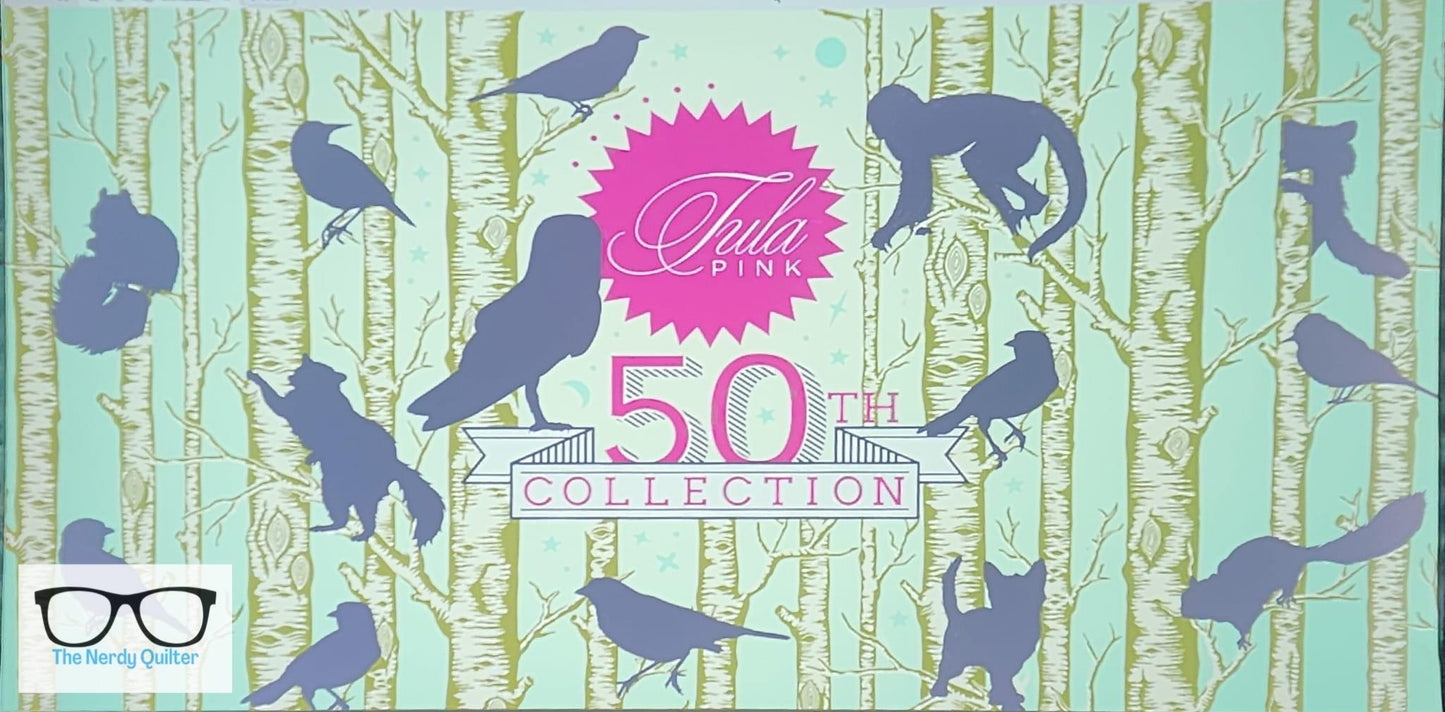 Preorder: Full Moon Forest 2 and New True Colors Complete 40 Piece Fat Quarter Bundle by Tula Pink for Freespirit