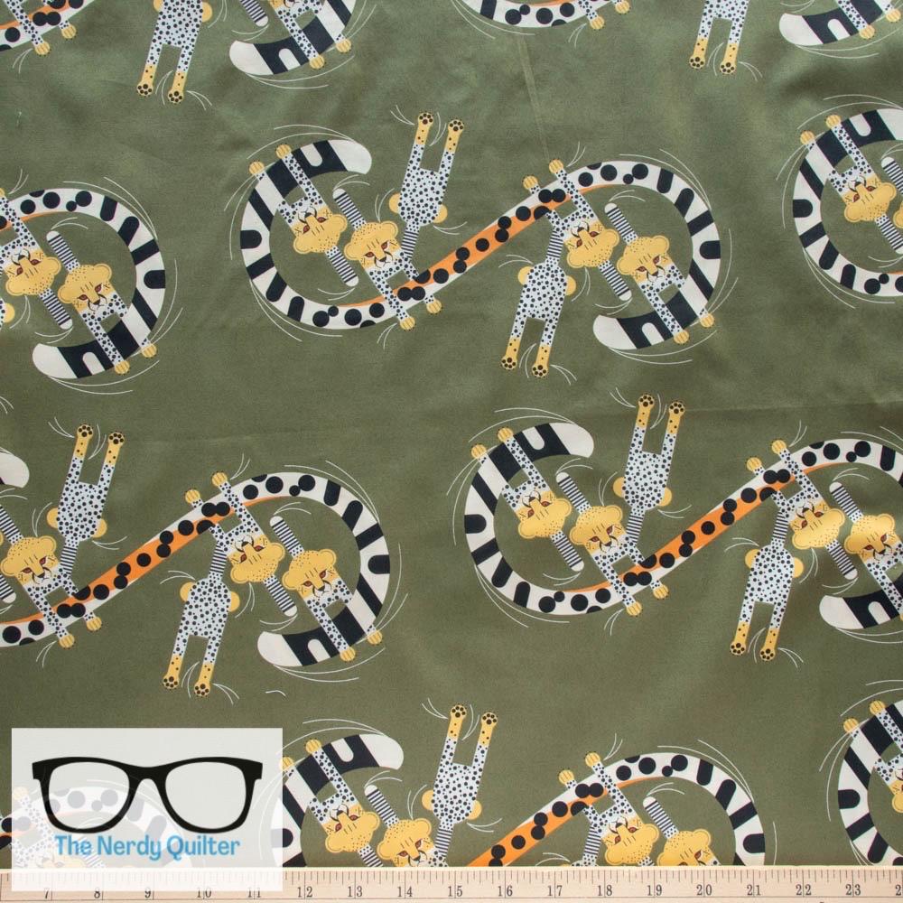 Charlie Harper Convivial Pursuit Poplin by Charlie Harper for Birch Fabrics - Sold by the Half Yard