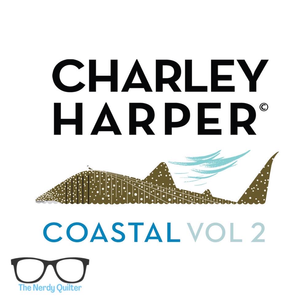 Preorder: Charlie Harper Coastal Vol. 2 Shark Feast Poplin by Charlie Harper for Birch Fabrics - Sold by the Half Yard