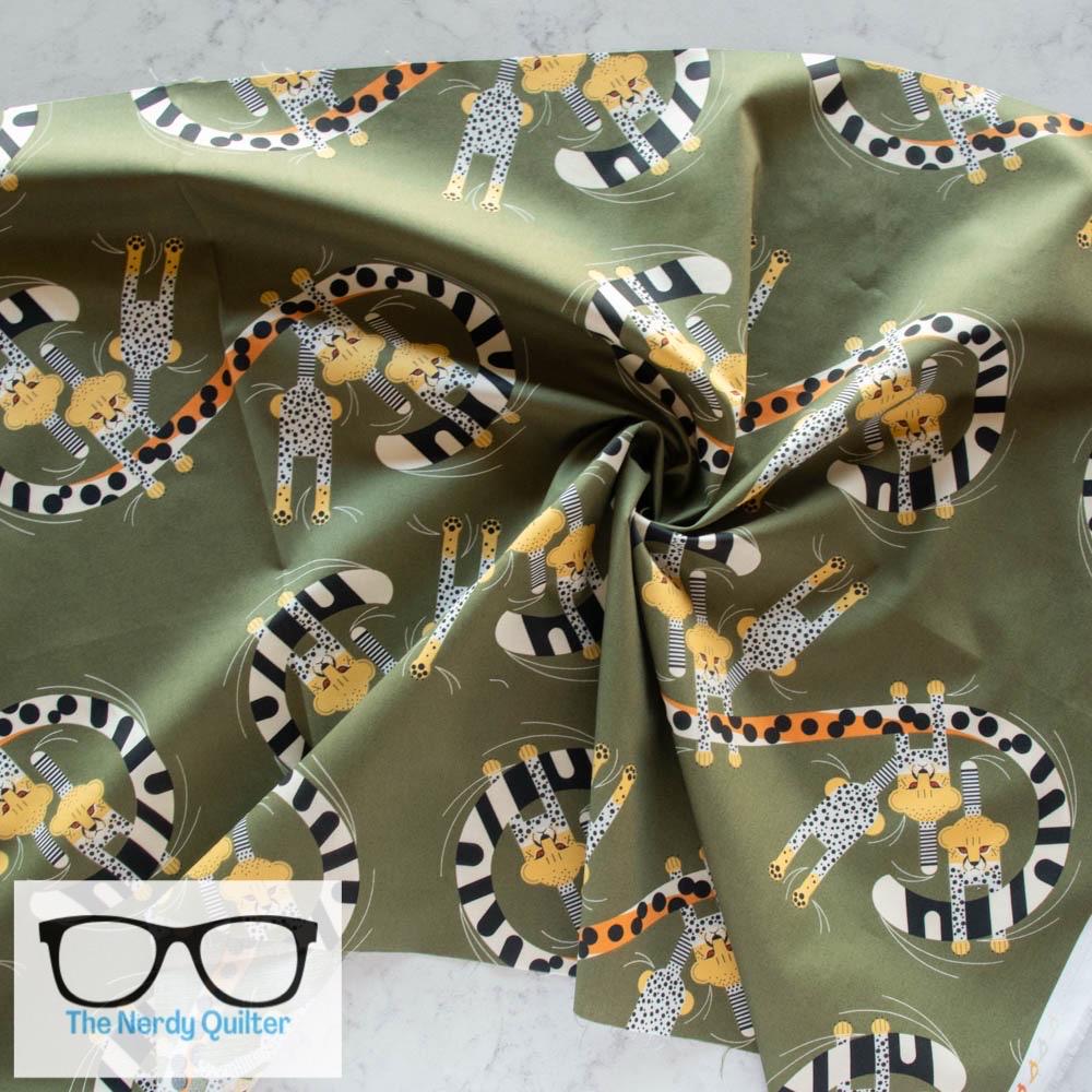 Charlie Harper Convivial Pursuit Poplin by Charlie Harper for Birch Fabrics - Sold by the Half Yard