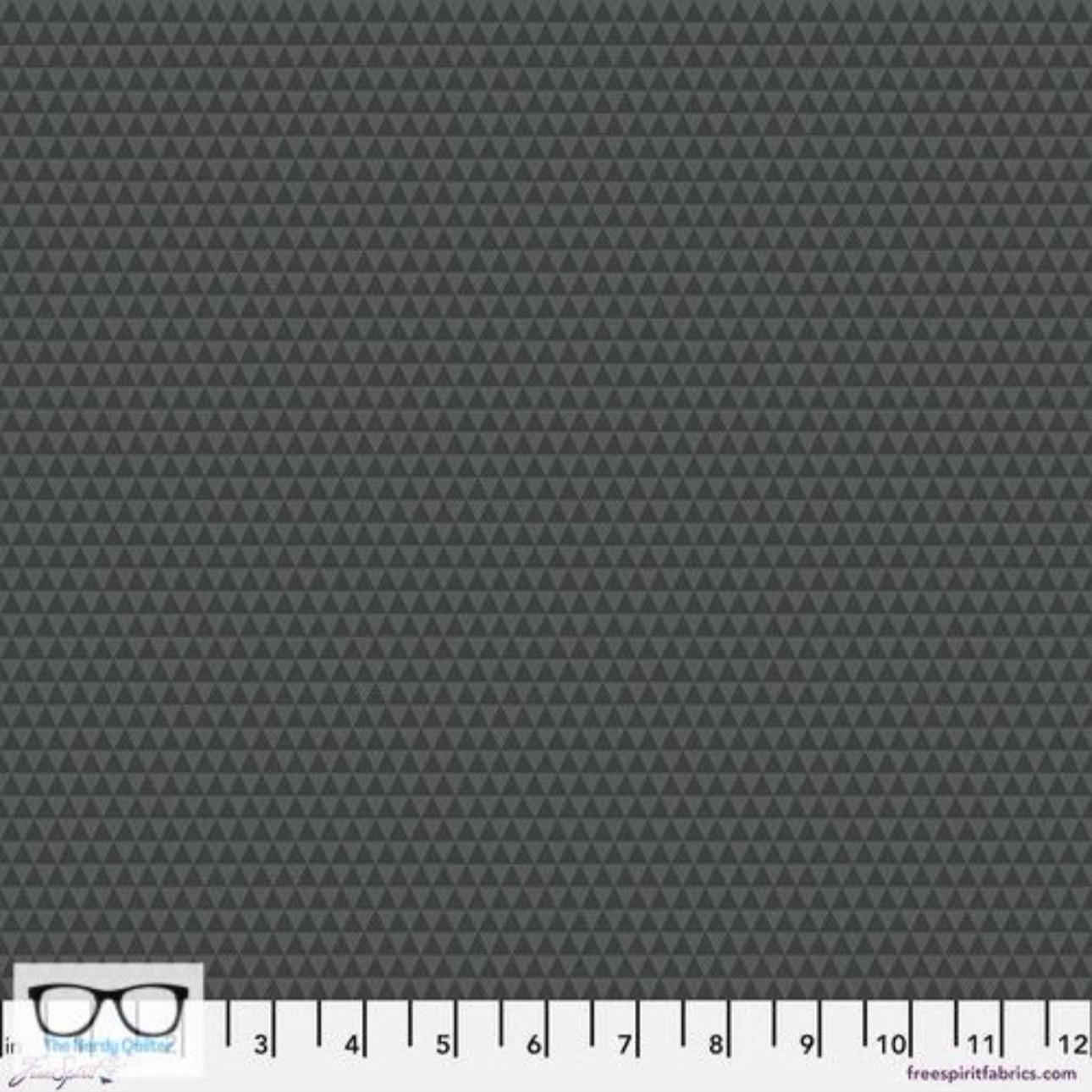 Preorder: Graywork True Colors Kinda Shady in Carbon by Tula Pink for Freespirit - Sold by The Half Yard PWTP263.Carbon