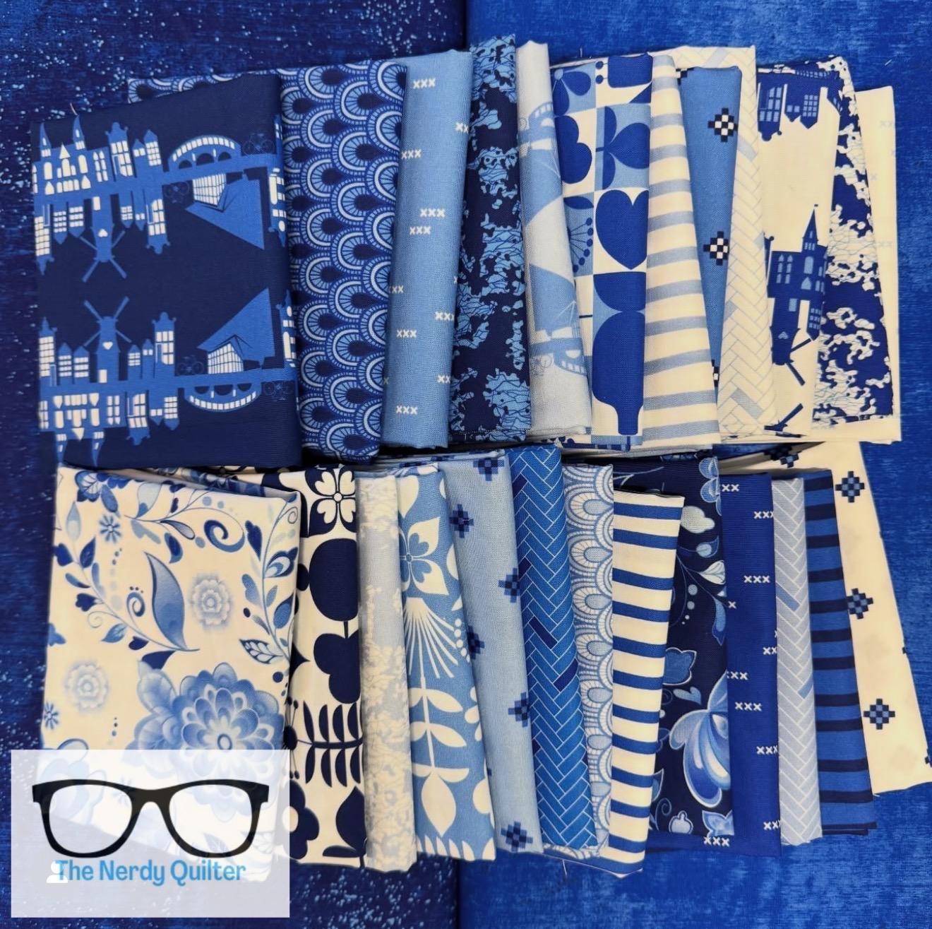 Preorder: Amsterdam Fat Quarter Bundle by Libs Elliott for Andover - Shipping November 2025