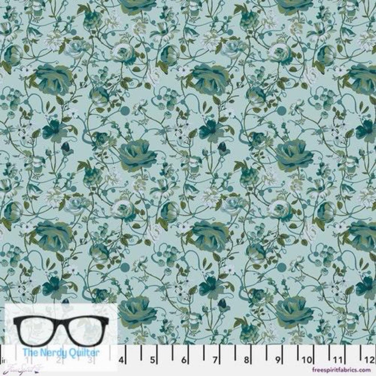 Preorder: Enrapture Entwined in Winterberry by Giucy Giuce for Freespirit - Sold by the Half Yard