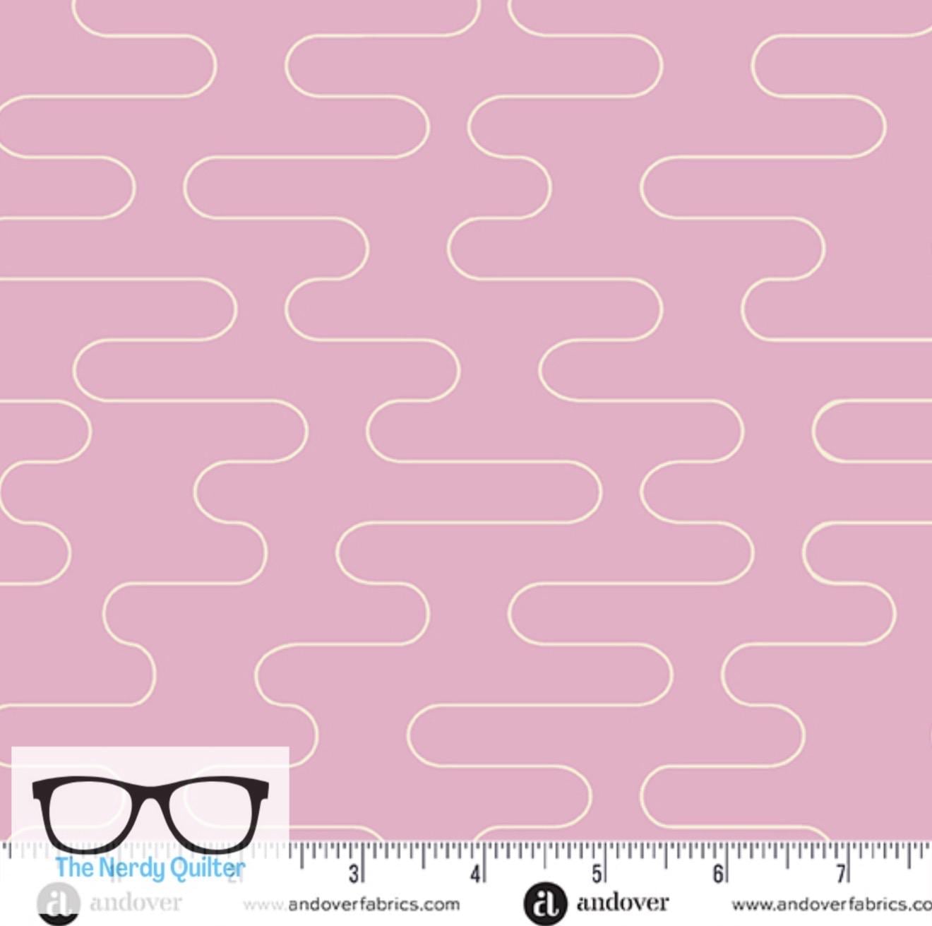 Birdie Wobble Cloud in Fluff by Libs Elliott for Andover A-1135-E - Sold by the Half Yard