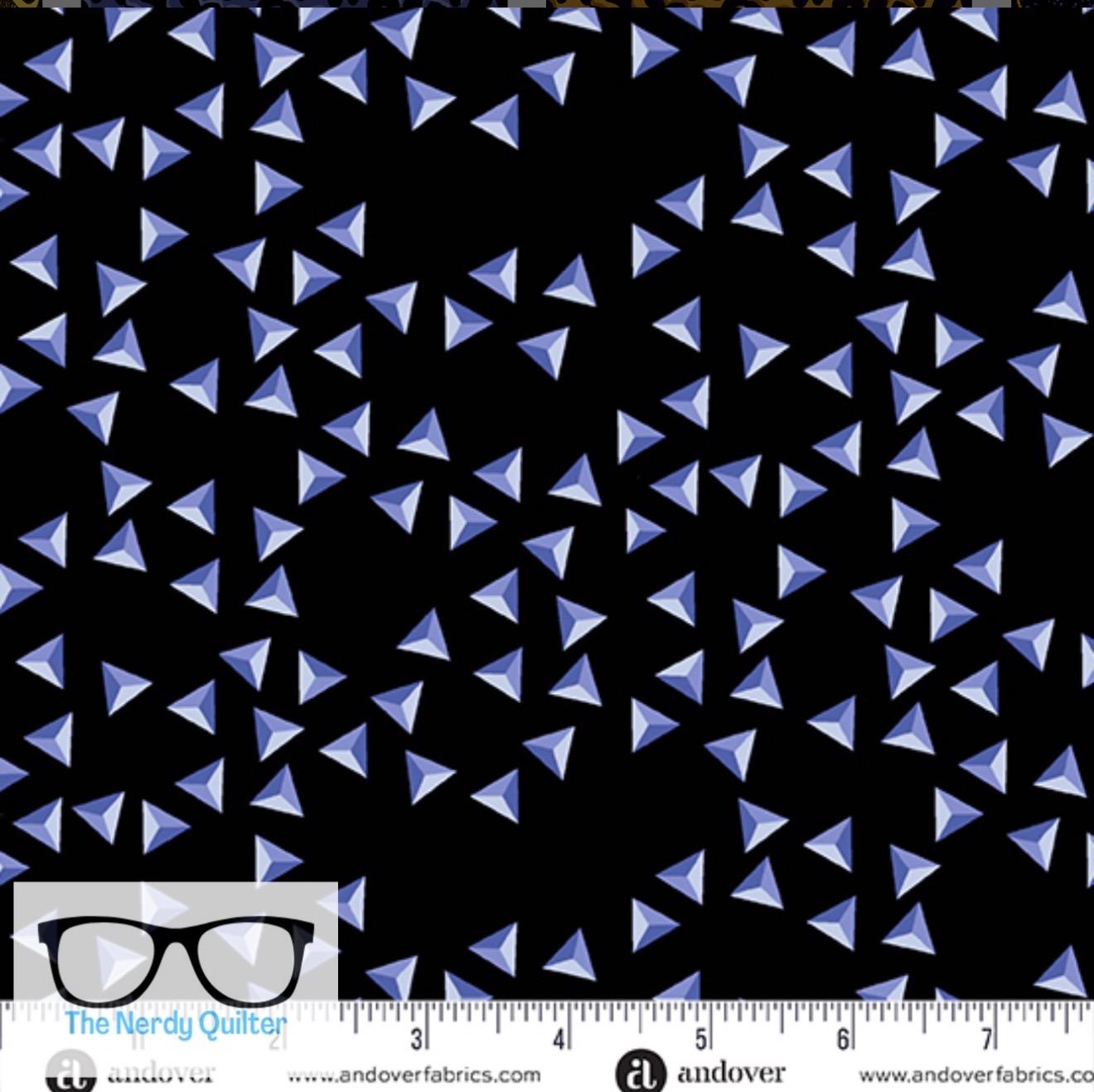 Iconic Studs in Royal by Libs Elliott for Andover A-1232-B - Sold by the Half Yard