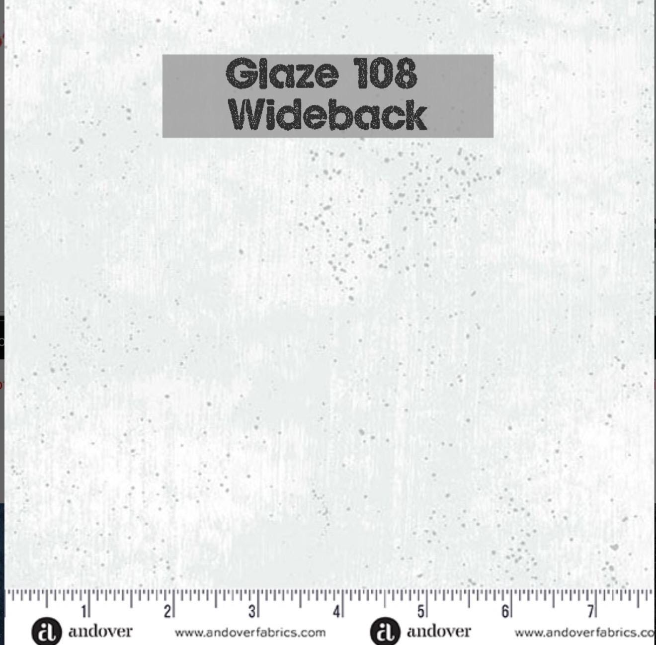 Preorder: Glaze 108 Wideback in Milkglass by Libs Elliott for Andover AW-10235-L1 - Sold by the Half Yard