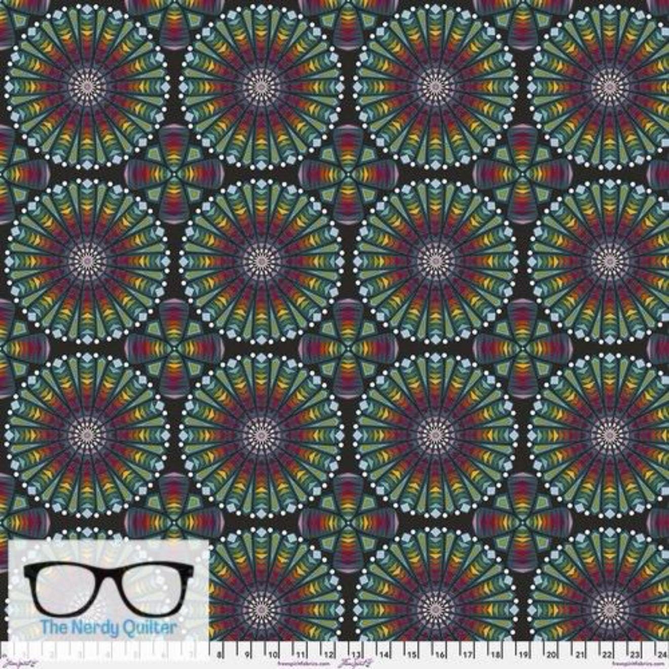 Preorder: Enrapture Stained Glass in Morning by Giucy Giuce for Freespirit - Sold by the Half Yard
