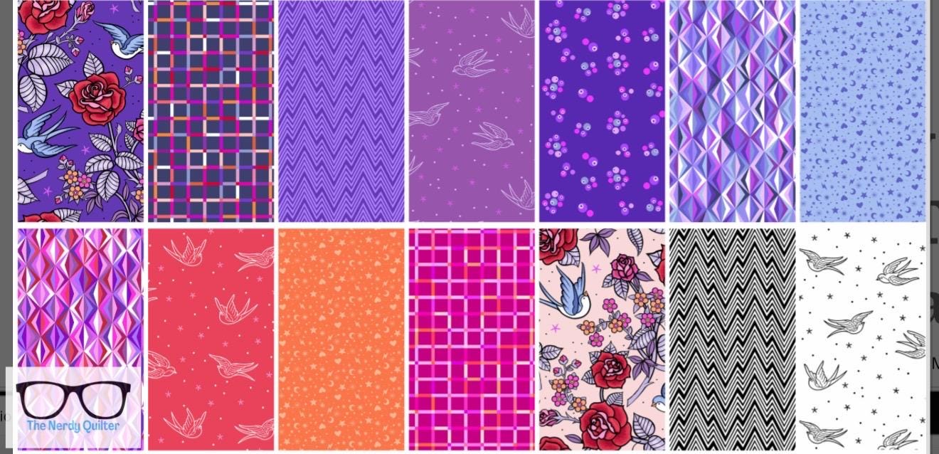 Preorder: Perfect Day Picnic Palid in Pink by Libs Elliott for Andover A-10222-P - Sold by the Half Yard