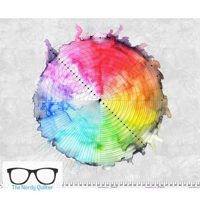 Preorder: Hue Color Wheel Panel by Giucy Giuce for Freespirit - Sold by the Panel PWGG012.PANEL
