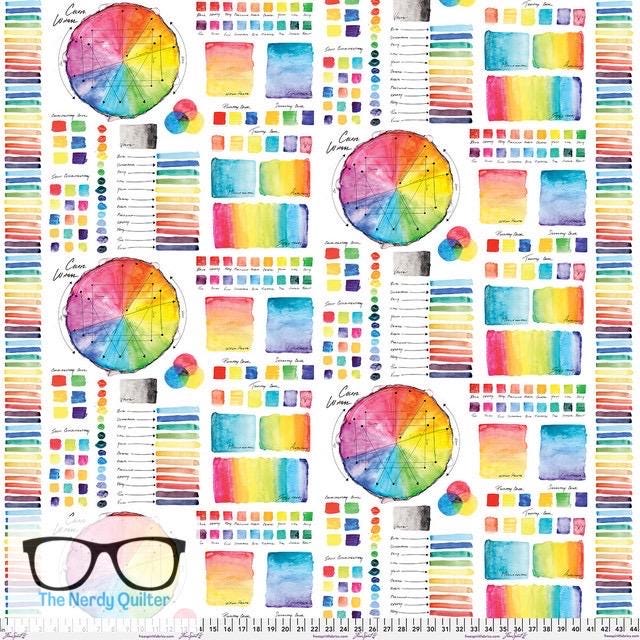 Preorder: Hue Hues in Polychrome by Giucy Giuce for Freespirit - Sold by the Half Yard PWGG013.POLYCHROME