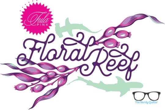 Preorder: Floral Reef Big Shelly in Seagrass 108 Wideback by Tula Pink for Freespirit - QBTP021.Seagrass
