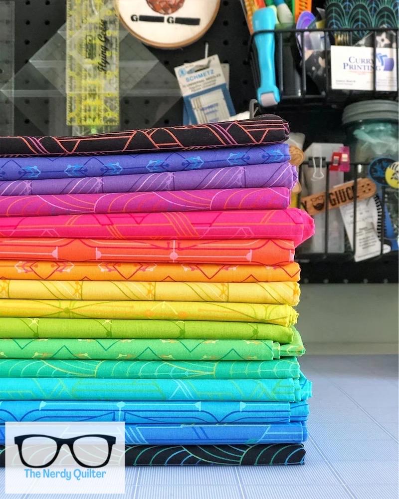 Deco Glo Chandelier in Honeydew by Giucy Giuce for Andover - Sold by the Half Yard