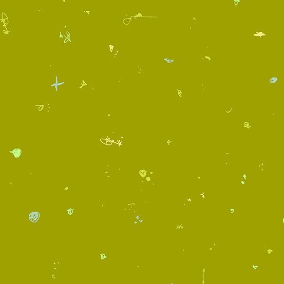 Motley Alien by Giucy Giuce for Andover A-880-G1 - Sold by the Half Yard