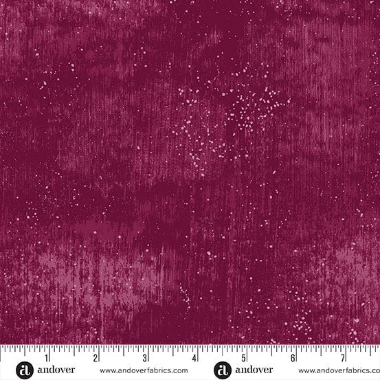 Glaze in Maroon by Libs Elliott for Andover A-830-P3 - Sold by the Half Yard
