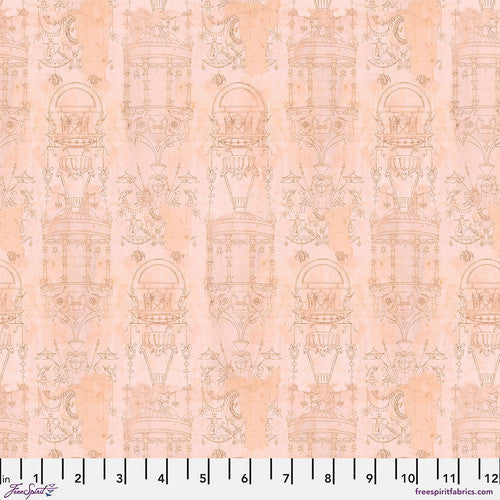 Palette Pink Toile by Tim Holtz for Freespirit - Sold by the Half Yard