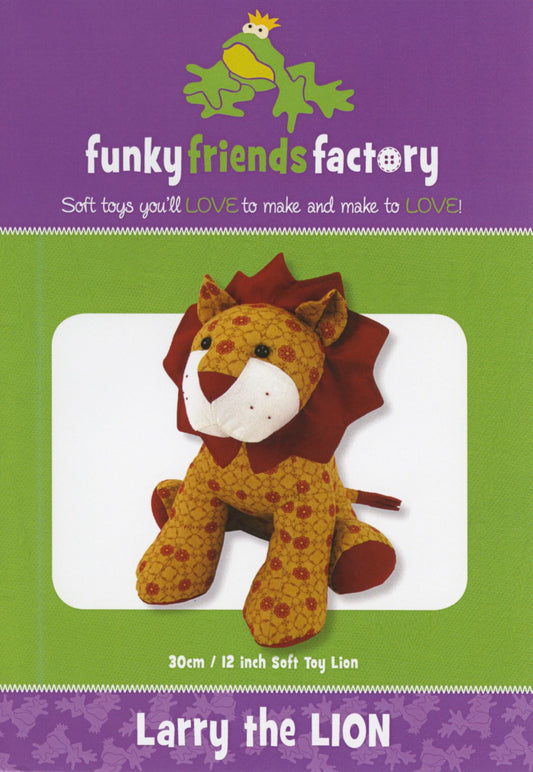 Larry the Lion pattern by Funky Friends Factory