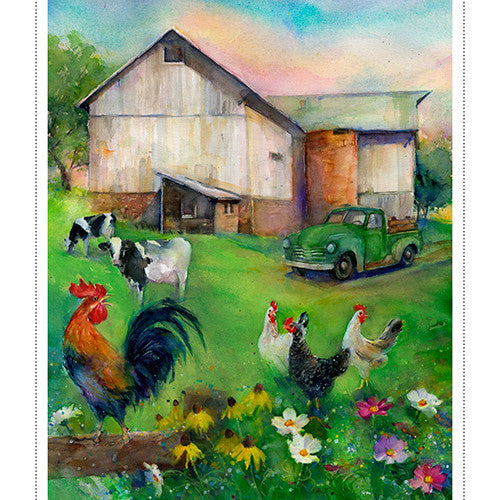 Country Living Panel by John Keeling for 3 Wishes 21685