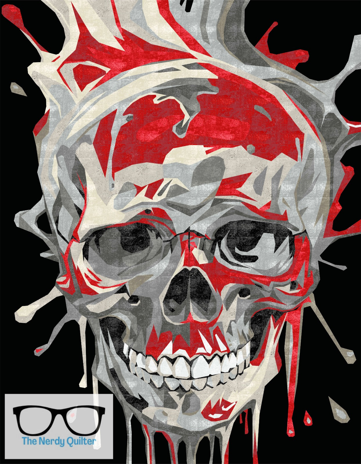 Splash Skull SAL Fabric Kits - Pattern by Quilts of Whimsy