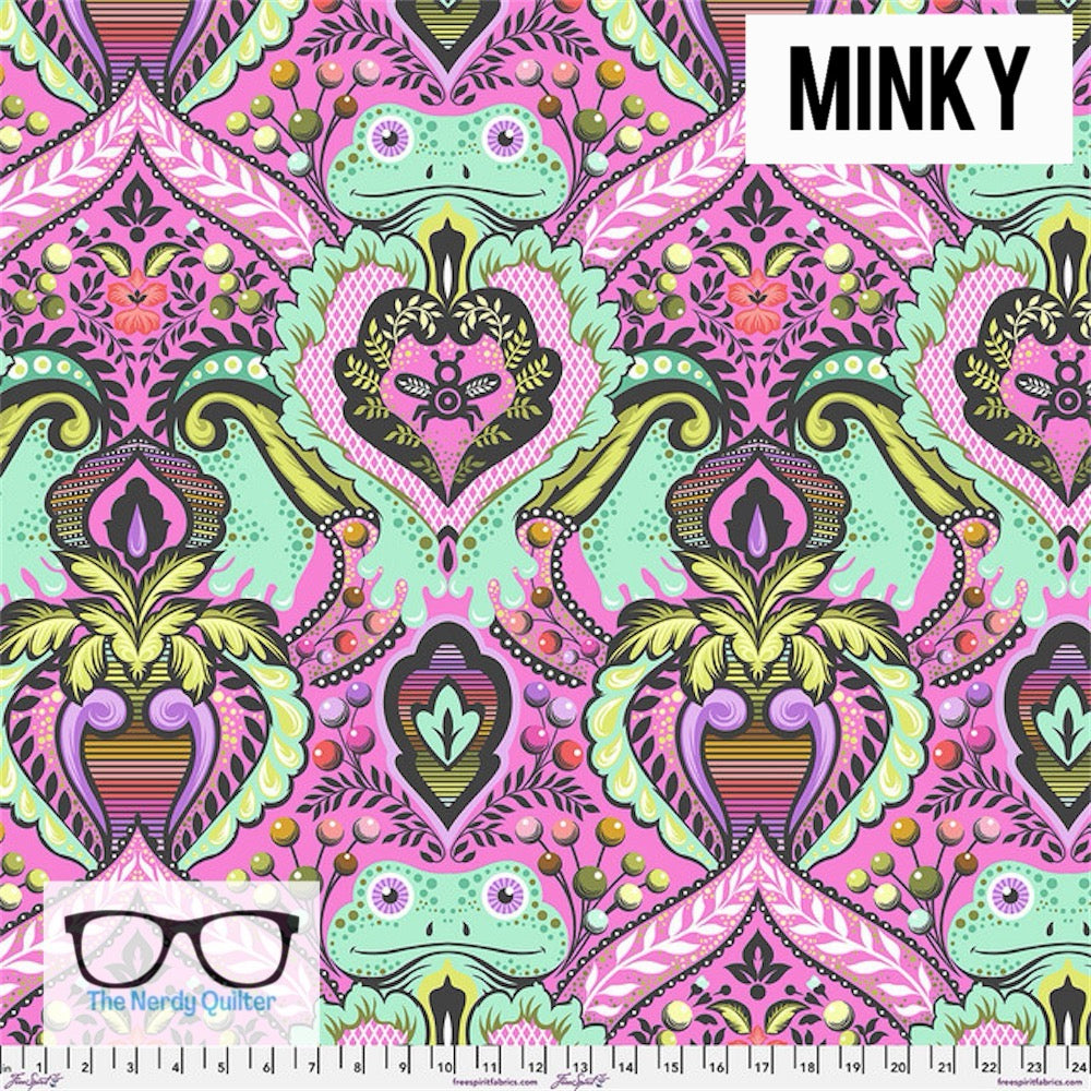 Preorder: Minky Prince Charming Deja Vu Frog Prince in Gumball MKTP012.GUMBALL - Sold by the Half Yard