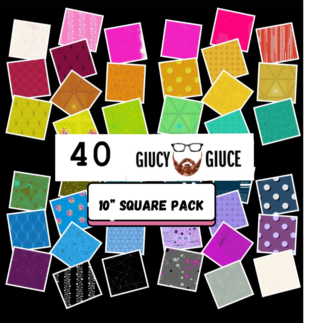 Preorder: 40 Layer Cake 10 Squares by Giucy Giuce for Andover - Shipping June 2025