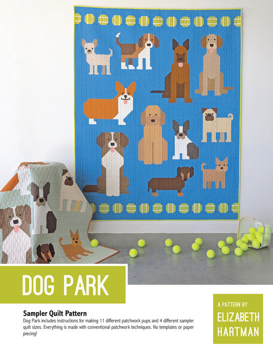 Preorder: Dog Park Quilt Kit by Elizabeth Hartman - Shipping May/June 2025